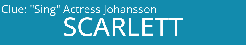 "Sing" Actress Johansson
