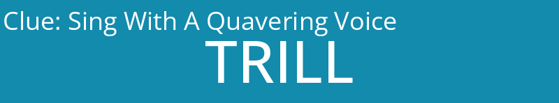 Sing With A Quavering Voice