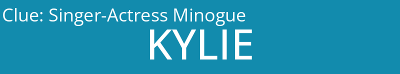 Singer-Actress Minogue