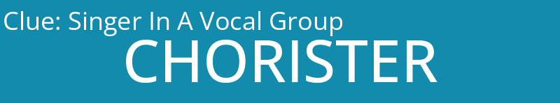 Singer In A Vocal Group