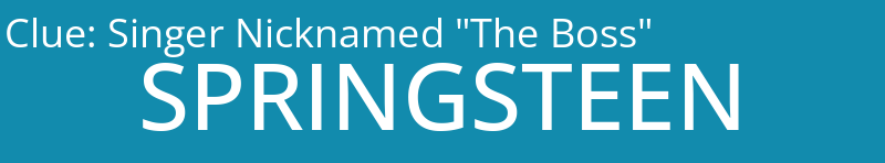 Singer Nicknamed "The Boss"