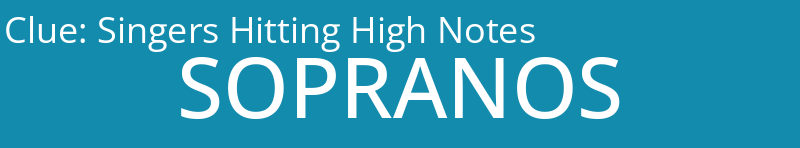 Singers Hitting High Notes