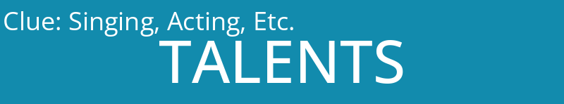 Singing, Acting, Etc.