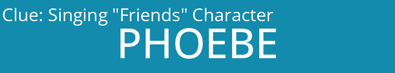 Singing "Friends" Character