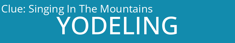 Singing In The Mountains