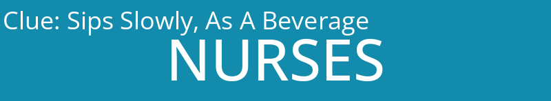 Sips Slowly, As A Beverage
