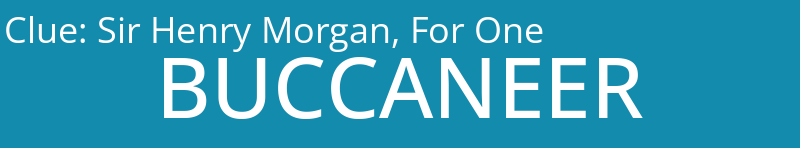 Sir Henry Morgan, For One