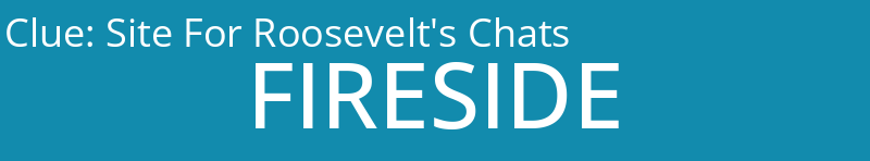 Site For Roosevelt's Chats