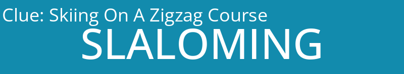Skiing On A Zigzag Course