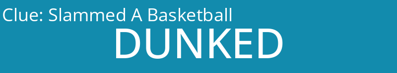 Slammed A Basketball