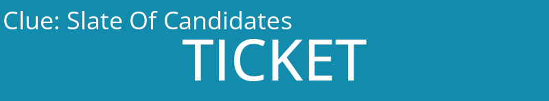 Slate Of Candidates