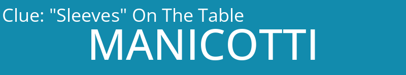 "Sleeves" On The Table