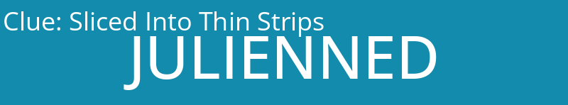 Sliced Into Thin Strips