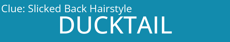 Slicked Back Hairstyle