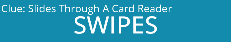 Slides Through A Card Reader