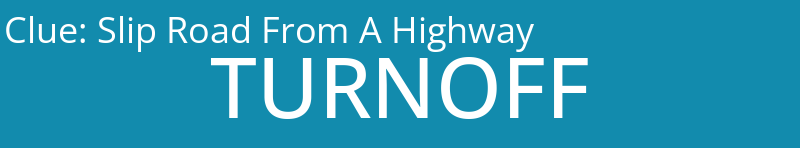 Slip Road From A Highway