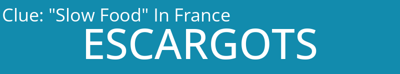 "Slow Food" In France