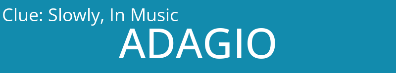 Slowly, In Music