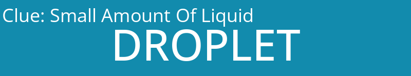Small Amount Of Liquid