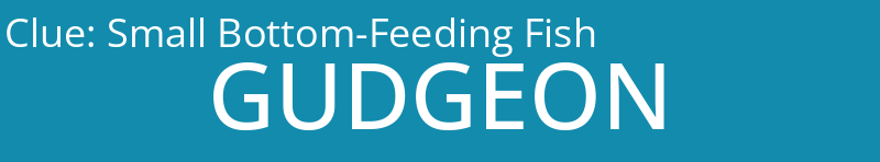 Small Bottom-Feeding Fish