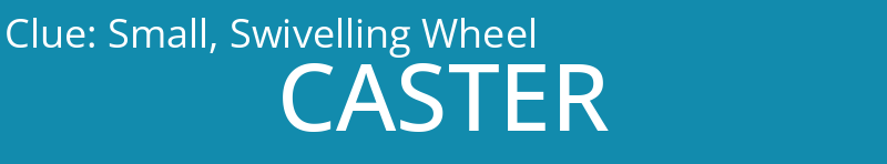 Small, Swivelling Wheel