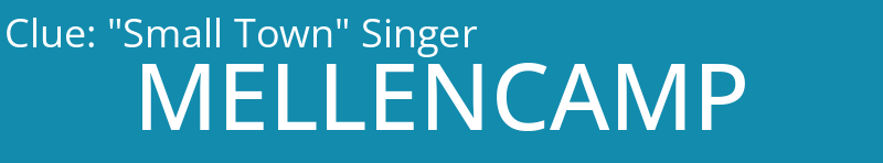 "Small Town" Singer