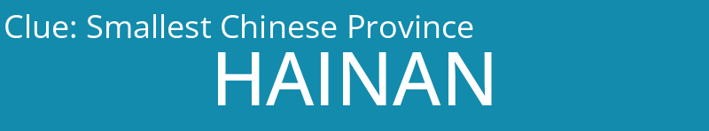 Smallest Chinese Province