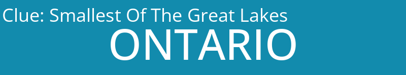 Smallest Of The Great Lakes