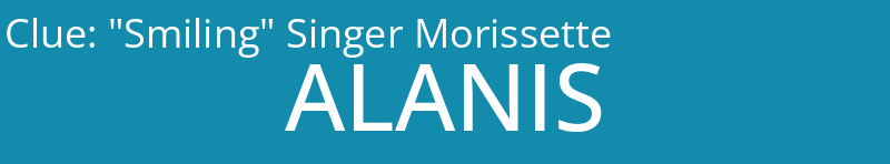 "Smiling" Singer Morissette