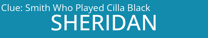 Smith Who Played Cilla Black