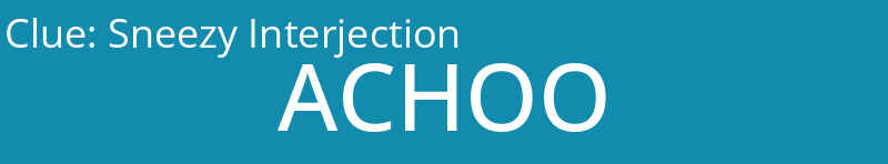 Sneezy Interjection