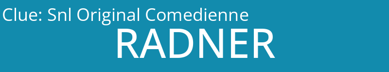 Snl Original Comedienne