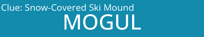 Snow-Covered Ski Mound