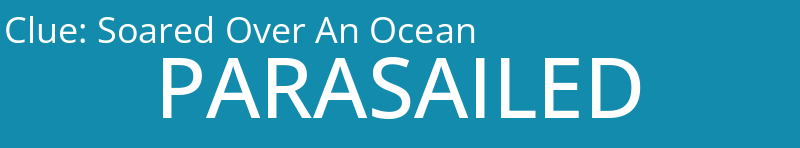 Soared Over An Ocean