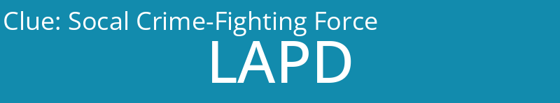 Socal Crime-Fighting Force