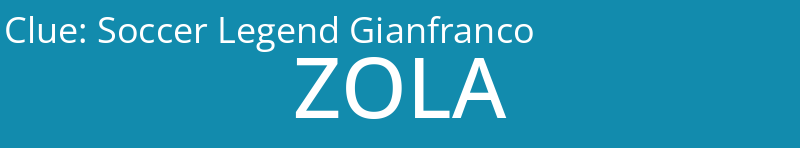 Soccer Legend Gianfranco