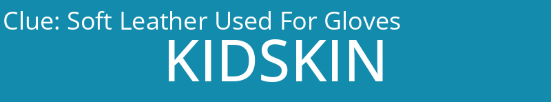 Soft Leather Used For Gloves