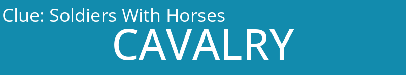 Soldiers With Horses