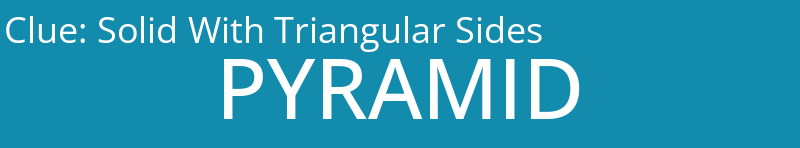 Solid With Triangular Sides