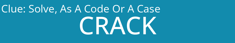 Solve, As A Code Or A Case