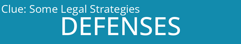Some Legal Strategies