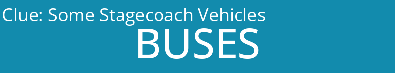 Some Stagecoach Vehicles