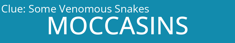 Some Venomous Snakes