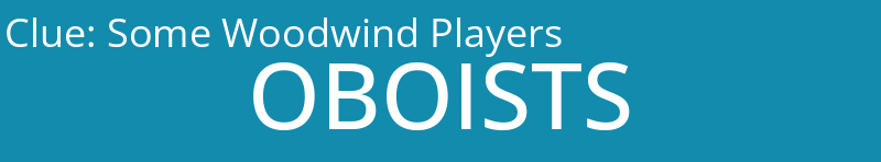Some Woodwind Players