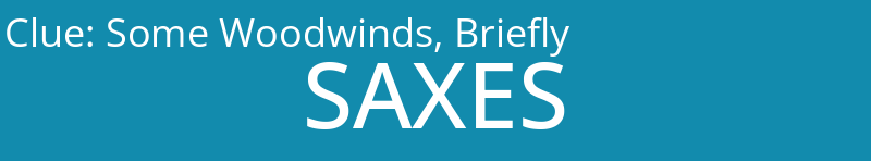 Some Woodwinds, Briefly