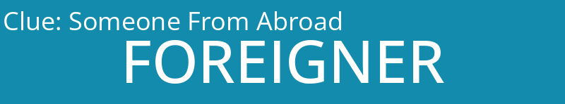 Someone From Abroad