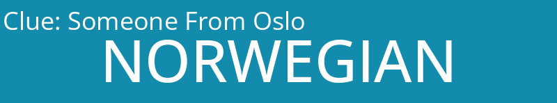 Someone From Oslo