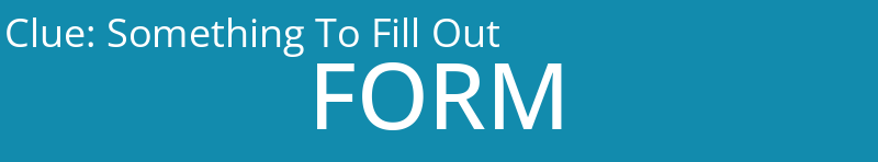 Something To Fill Out