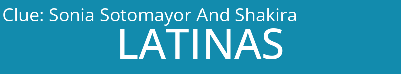 Sonia Sotomayor And Shakira
