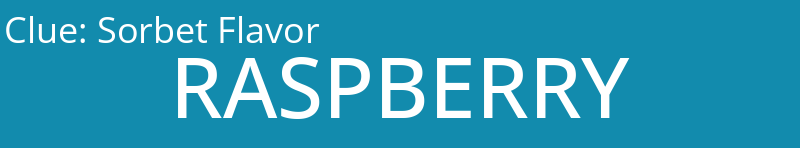 Sorbet Flavor